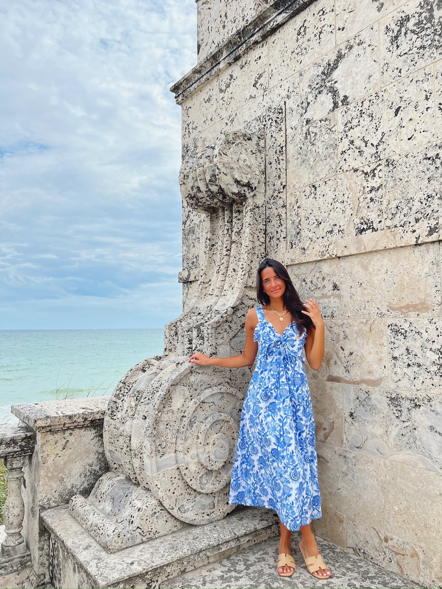 Harbor Dress - Cornflower Floral - Fundcutody