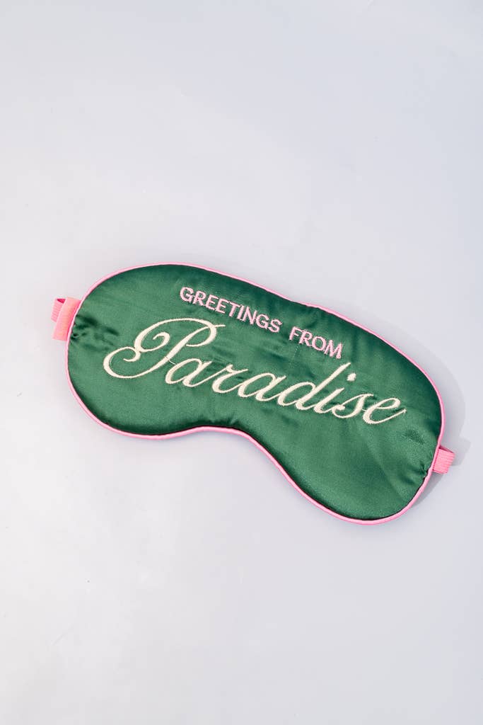 Getaway Eye Mask - Greetings from Paradise - Fundcutody
