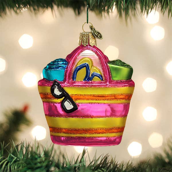 Palm Beach Bag Ornament - Fundcutody