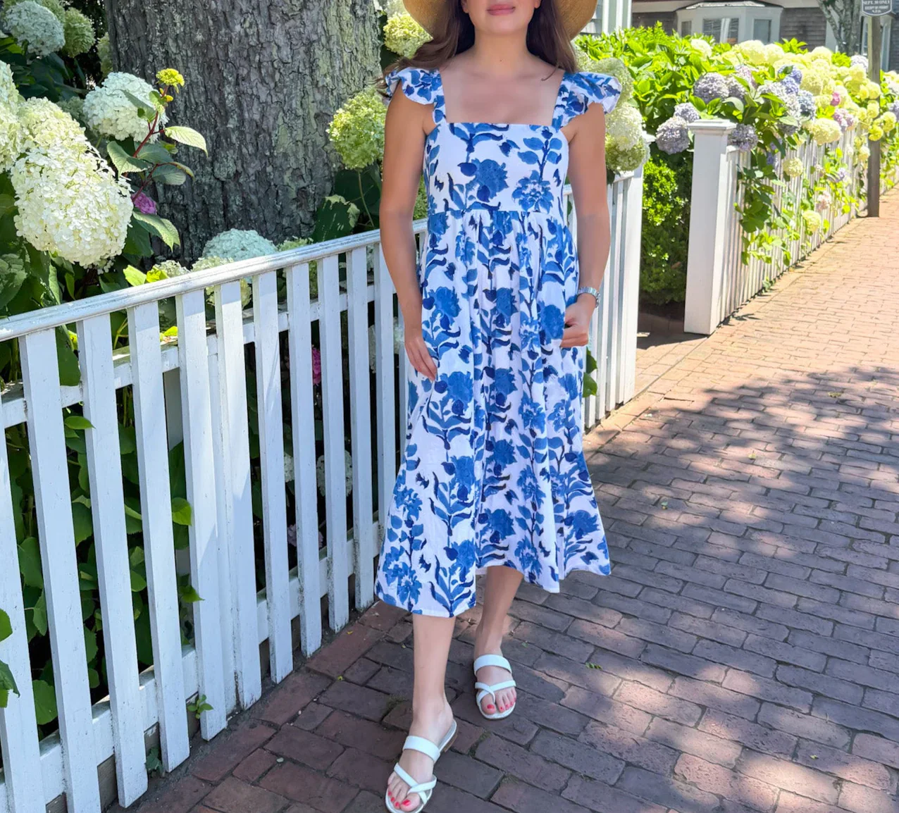 Madaket Dress - Cobalt Garden - Fundcutody