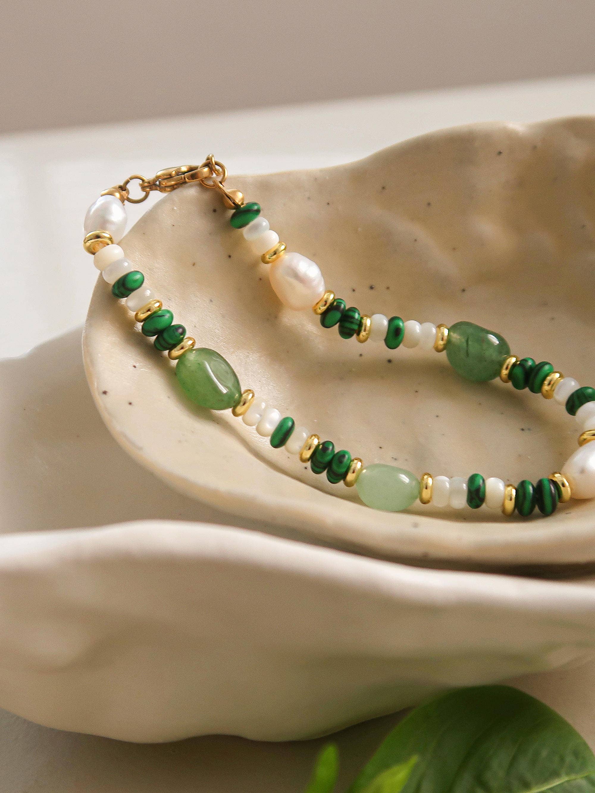 Bohemian Stone and Bead Bracelet - Jolin-Rose - Fundcutody
