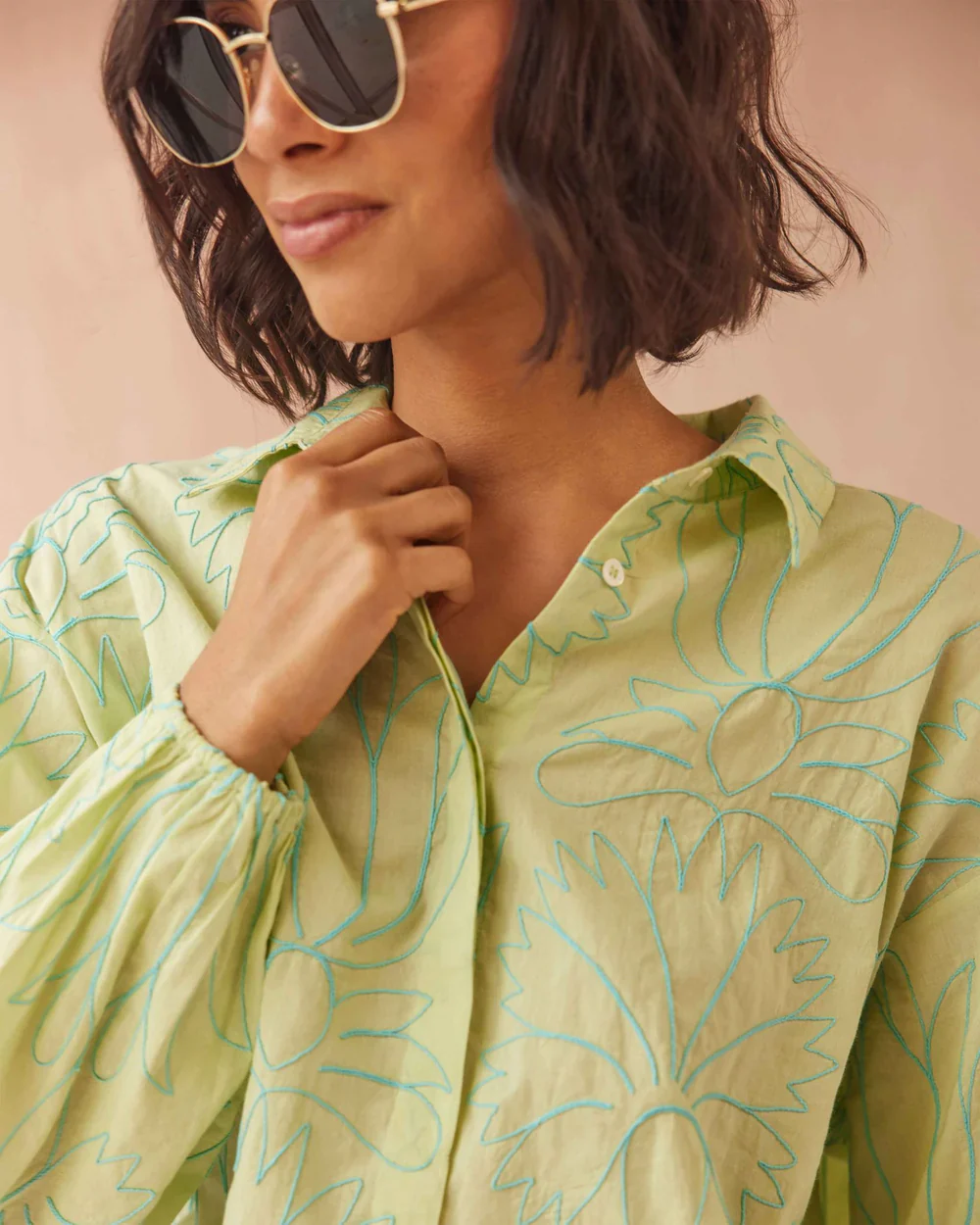 Nero Blouse - Agave - Fundcutody