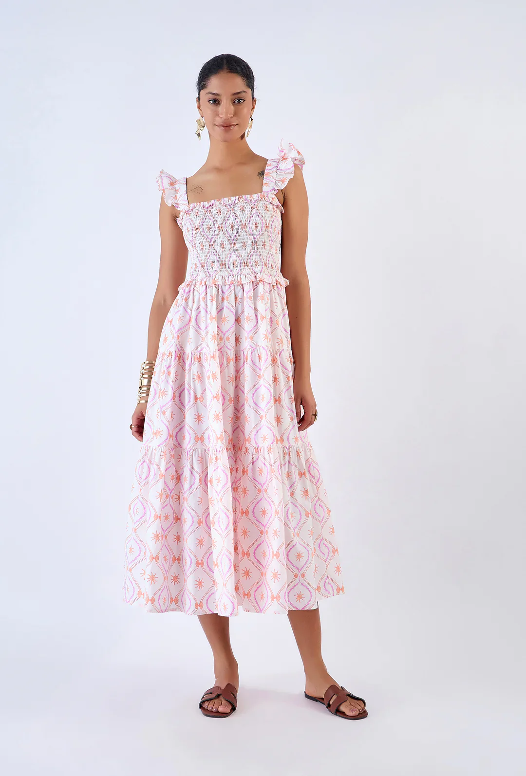 Mia Dress  C Treasures Coral - Fundcutody