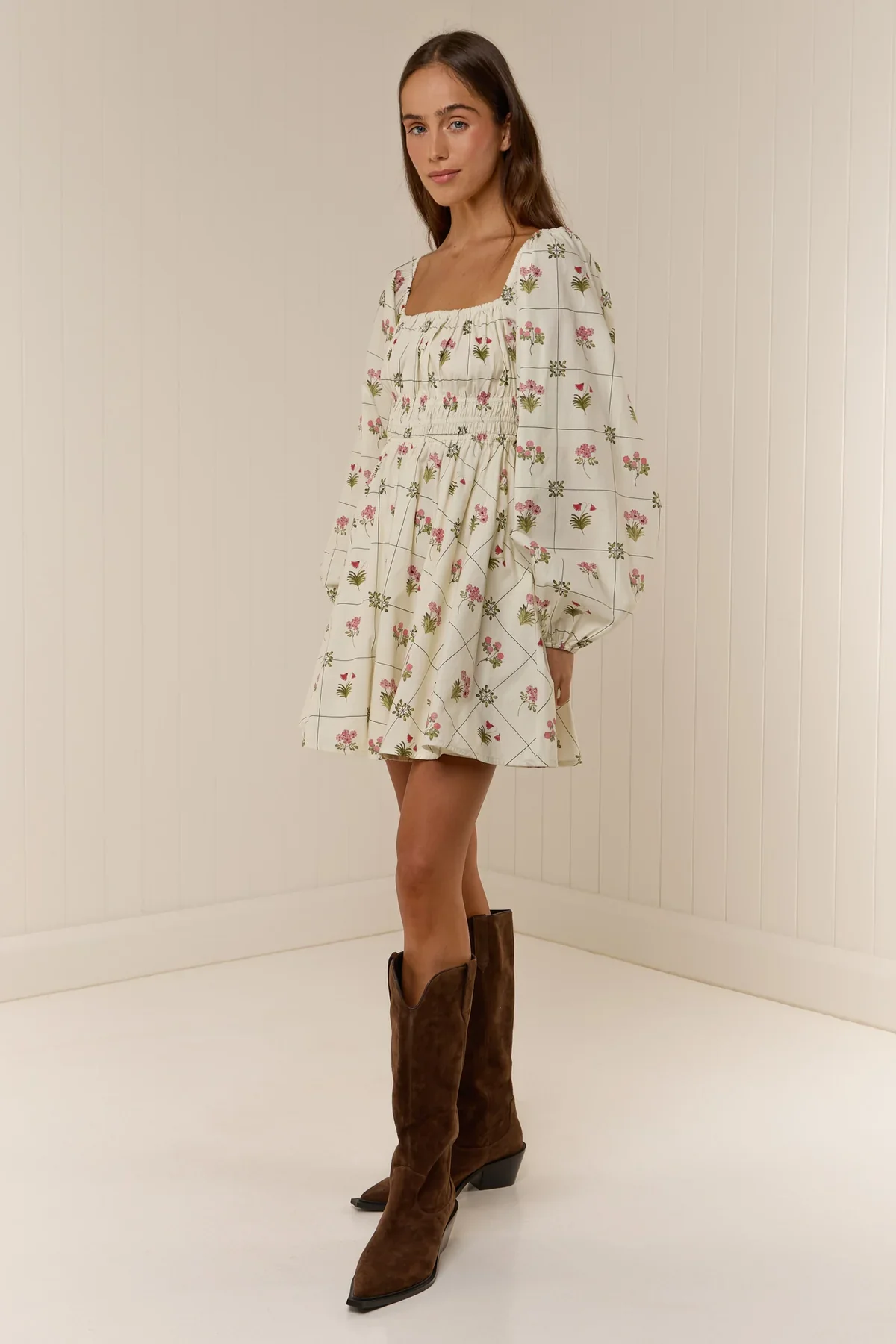 Walker Dress - Flower Ceramics - Fundcutody
