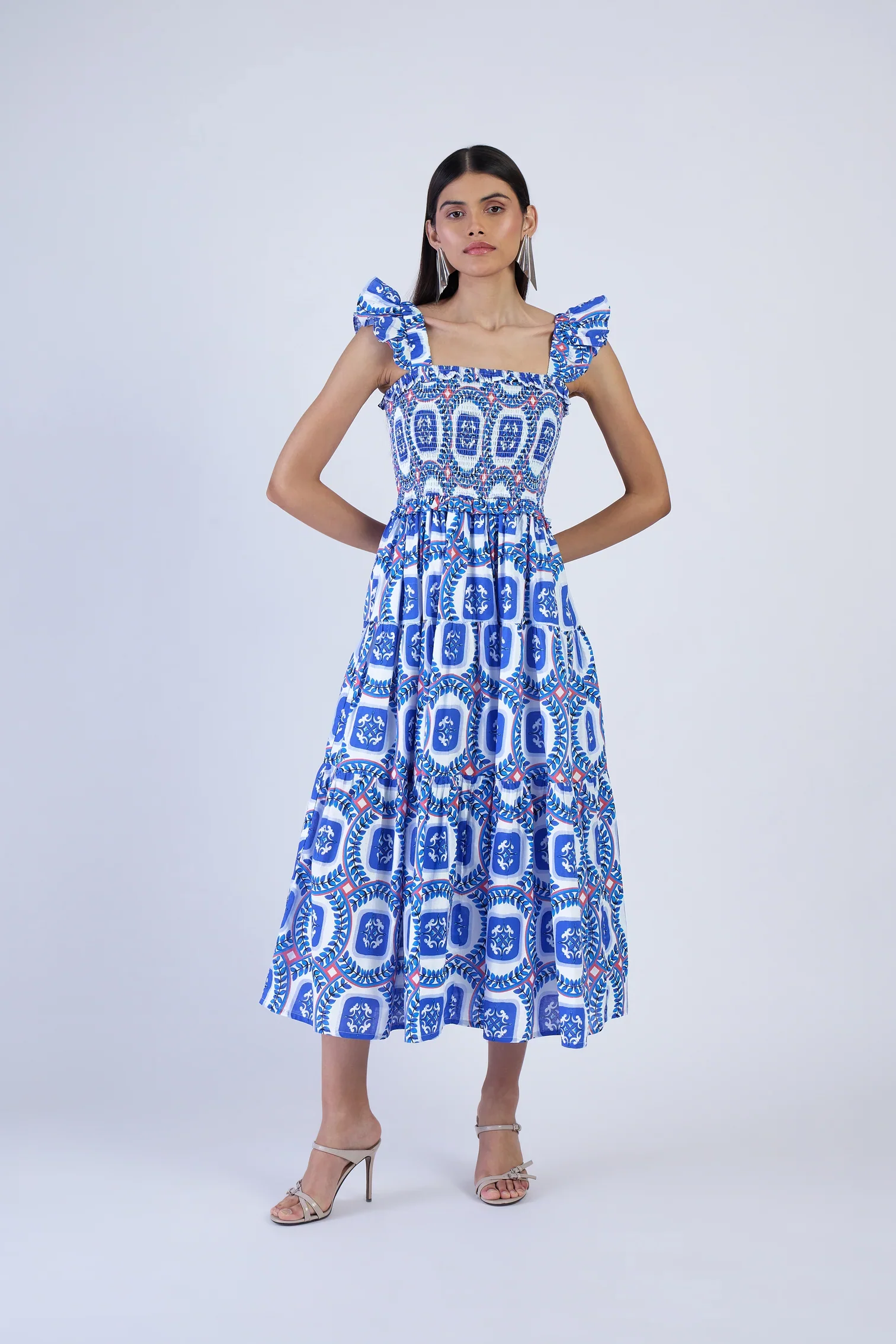 Mia Dress - Palermo Sapphire - Fundcutody