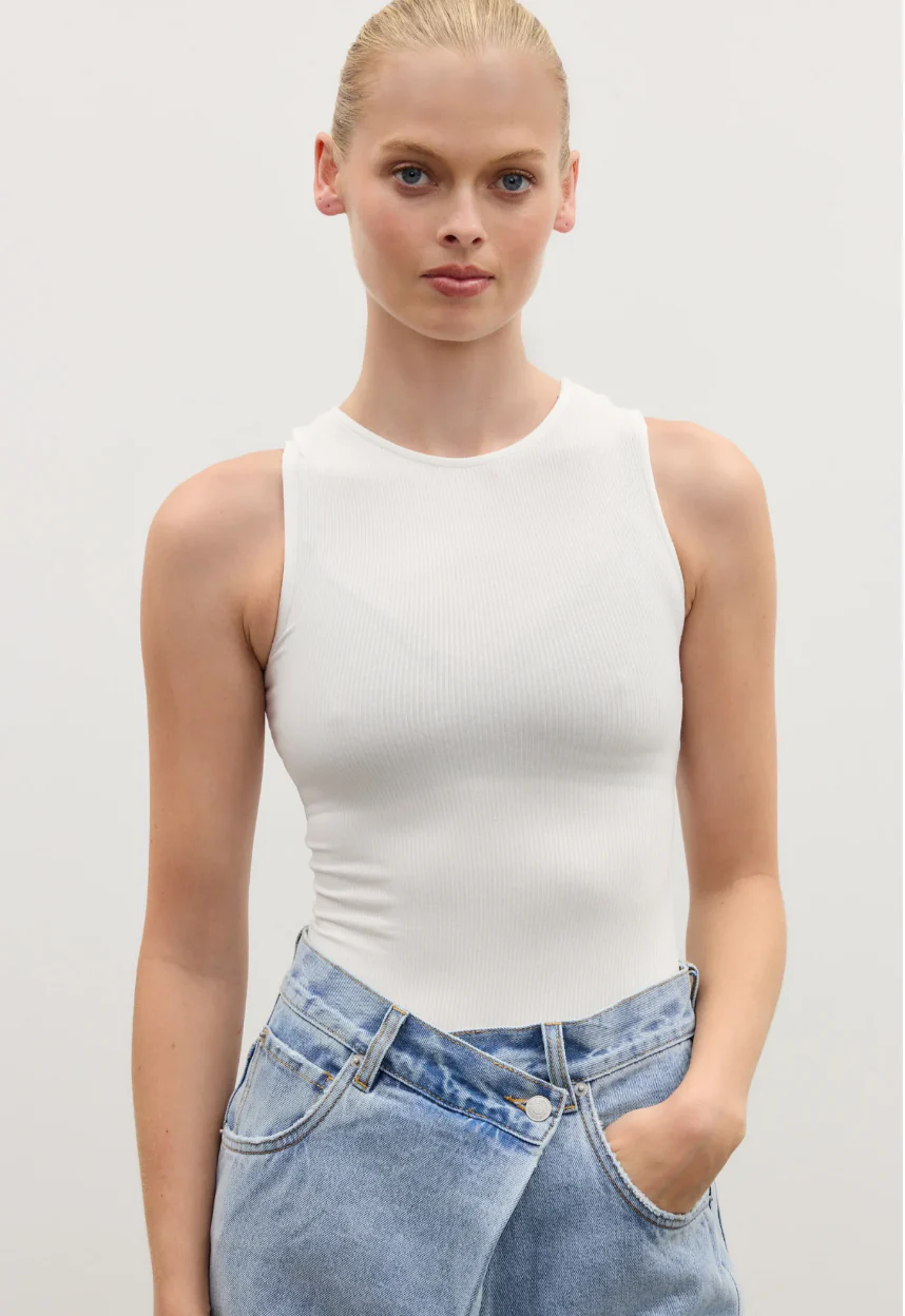 Layla Bodysuit - White - Fundcutody