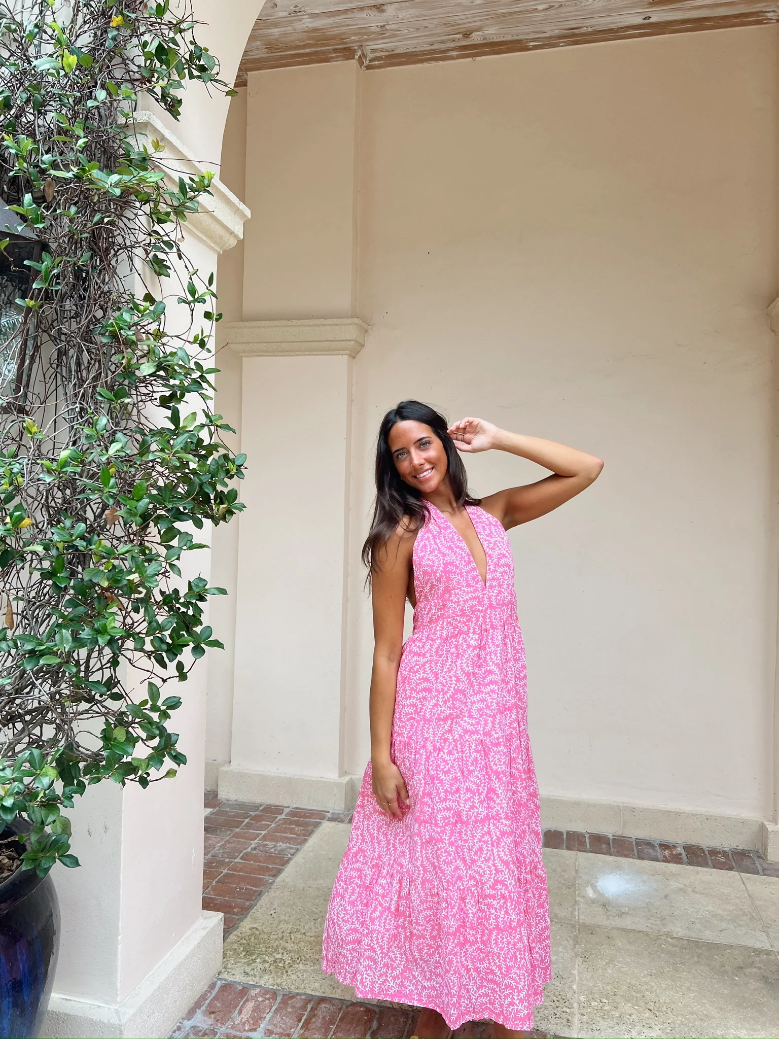 Date Night Dress - Peony Fern - Fundcutody