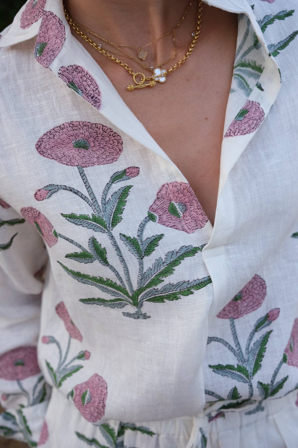 Montecito Popover - Pink Flower - Fundcutody
