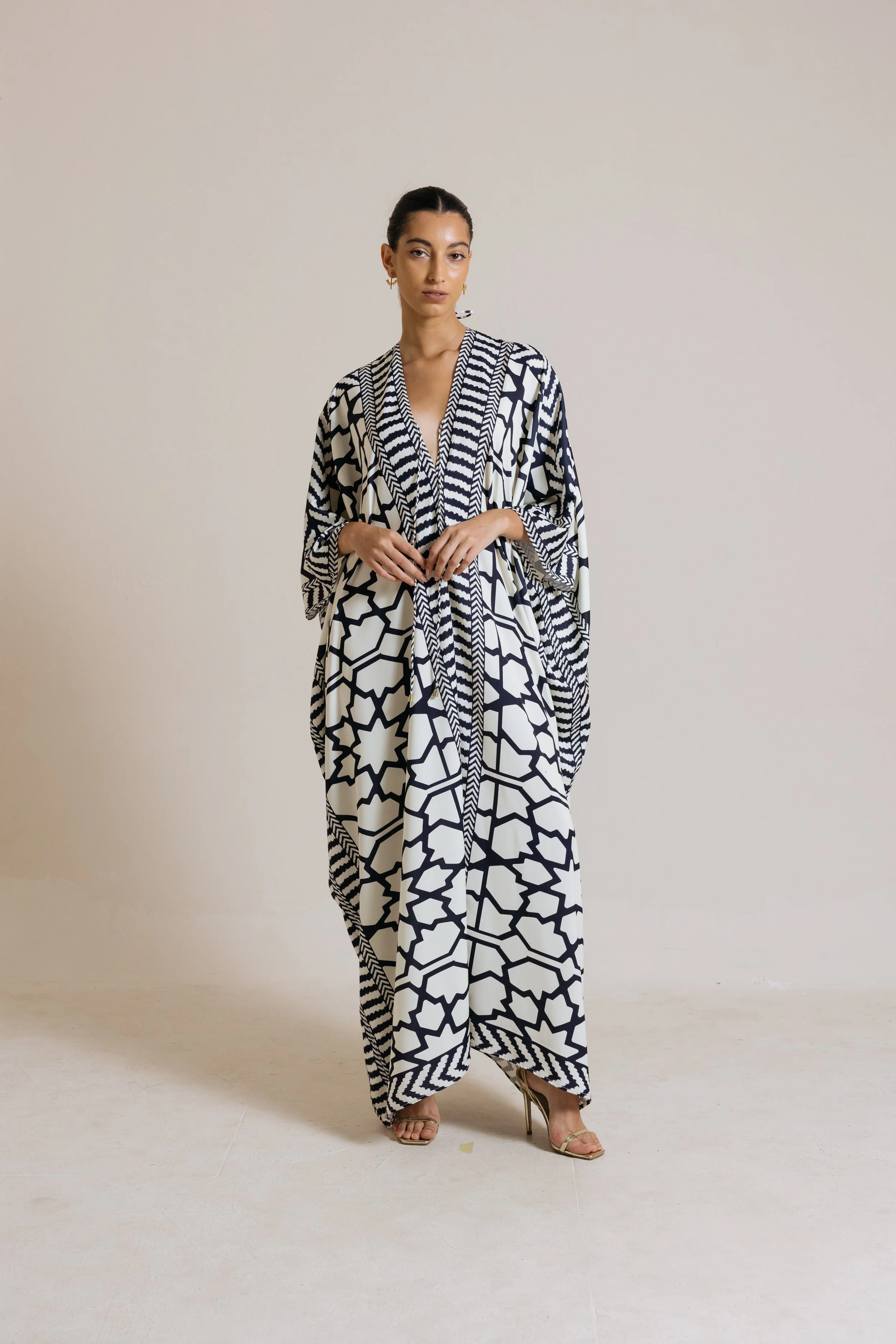 Luna Kaftan  C Kos Navy - Fundcutody
