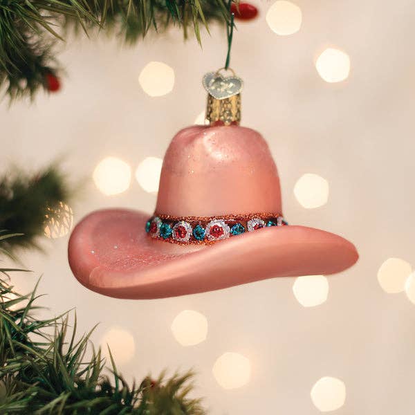 Cowgirl Hat Ornament - Fundcutody